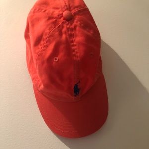 peach polo hat :)
